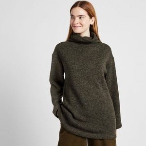 Uniqlo oversize pullover shirt with cowl neck